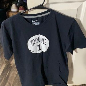 Trouble 1 Nike tee